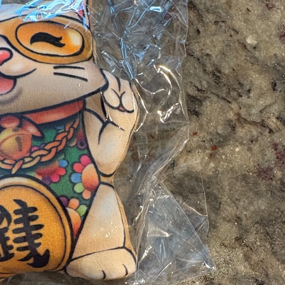 Charming Cat Plush Toy with Glasses